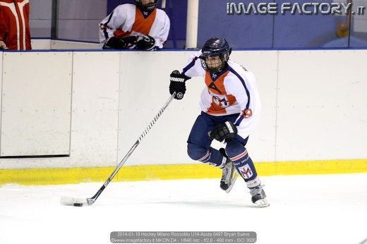 2014-01-18 Hockey Milano Rossoblu U14-Aosta 0497 Bryan Suevo
